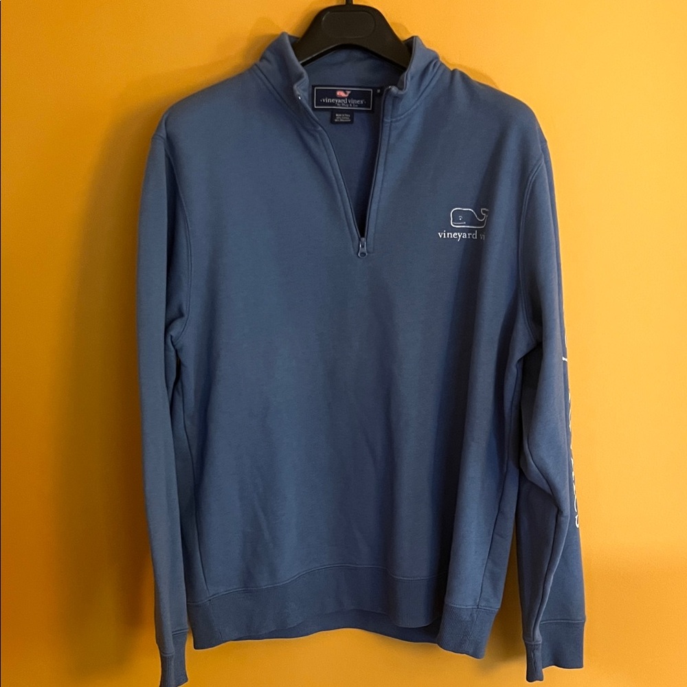 Vineyard Vines Men's Zip-Up in Slate Blue
